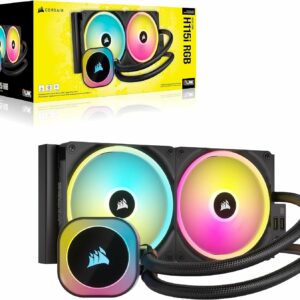 Alternative view of CORSAIR iCUE LINK H115i RGB Liquid CPU Cooler with QX140 RGB fans