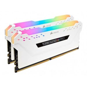 Alternative view of CORSAIR VENGEANCE RGB PRO SERIES 16 GO (2X 8 GO) DDR4 3200 MHZ - BLANC