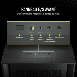 CORSAIR iCUE 4000D AIRFLOW Noir – Image 5