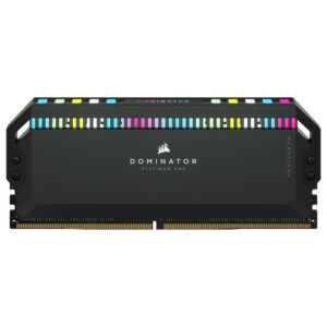 CORSAIR DOMINATOR PLATINUM RGB DDR5 RGB LED 6000 32G (2X16G) NOIR – Image 2