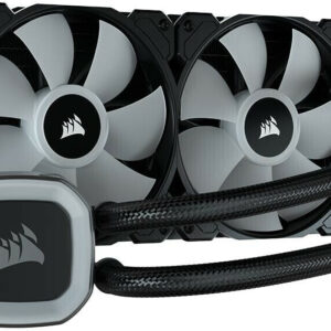 Alternative view of CORSAIR H100 RGB 240mm CPU Cooler