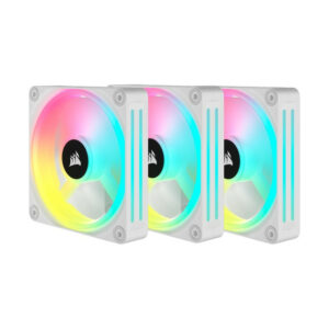 Alternative view of CORSAIR Kit de démarrage ventilateurs PWM 120 mm CORSAIR iCUE LINK QX120 RGB -WH