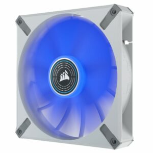CORSAIR ML140 LED ELITE BLANC 140mm Magnetic Levitation Bleu SINGLE PACK – Image 3