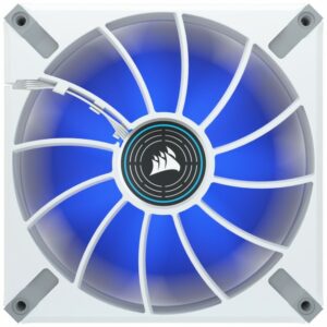 CORSAIR ML140 LED ELITE BLANC 140mm Magnetic Levitation Bleu SINGLE PACK – Image 4