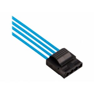 Alternative view of CORSAIR Premium  PSU Kit alimentation gainage 4G4 Bleu