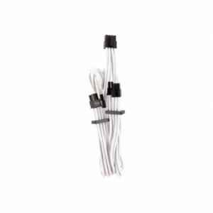 CORSAIR Premium m Sleeved Split PCIe T4 2C Blanc