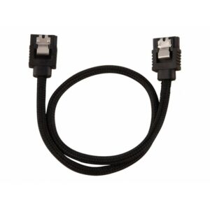CORSAIR Premium m gainé SATA 6Gbps Noir 30cm Droit – Image 2
