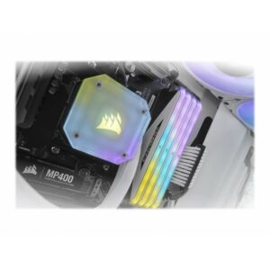 CORSAIR Vengeance RGB RT 16G (2x8G) DDR4 3200MHz Blanc – Image 7