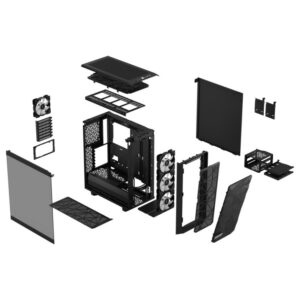 FRACTAL DESIGN AB Meshify 2 Compact RGB Black TG Light Tint – Image 9