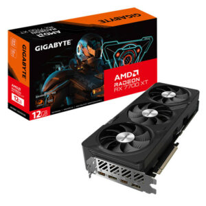 Alternative view of Gigabyte Radeon RX 7700 XT GAMING OC 12G AMD 12 Go GDDR6