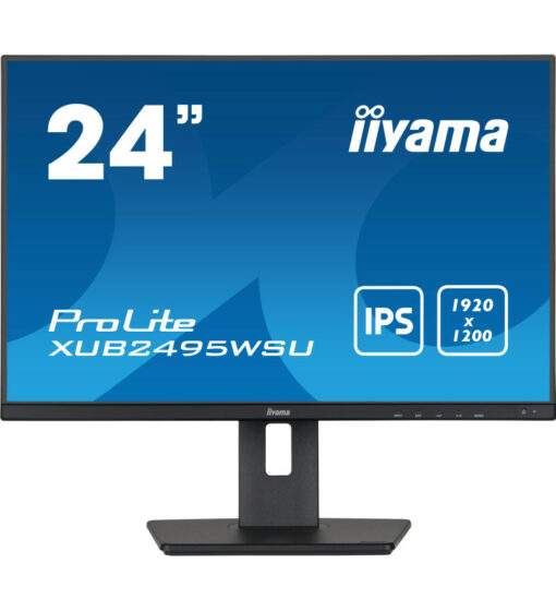 iiyama ProLite XUB2495WSU-B5 écran plat de PC 61,2 cm (24.1") 1920 x 1200 pixels WUXGA LCD Noir