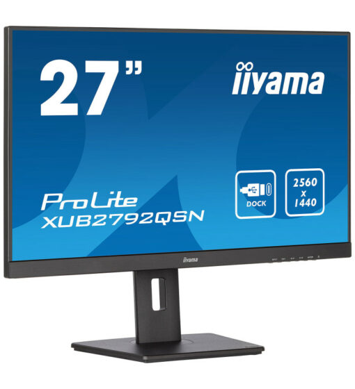 iiyama ProLite écran plat de PC 68,6 cm (27") 2560 x 1440 pixels Wide Quad HD LED Noir