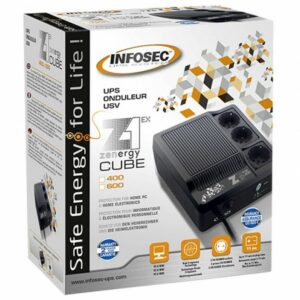 Alternative view of INFOSEC Z1 ZenCube EX 600 - OFF Line- 600 VA