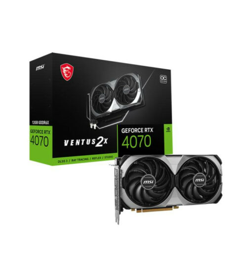 MSI GeForce RTX 4070 VENTUS 2X E 12G OC NVIDIA 12 Go GDDR6X