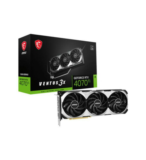 MSI GEFORCE RTX 4070 TI VENTUS 3X E 12G OC carte graphique NVIDIA 12 Go GDDR6X