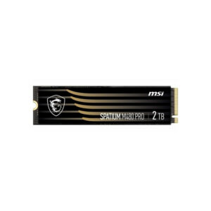 Alternative view of MSI SPATIUM M480 PRO PCIE 4.0 NVME M.2 2TB disque SSD 2 To PCI Express 4.0 3D NAND