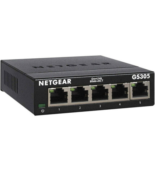 NETGEAR 5-PORT GE UNMANAGED SWITCH (GS305)