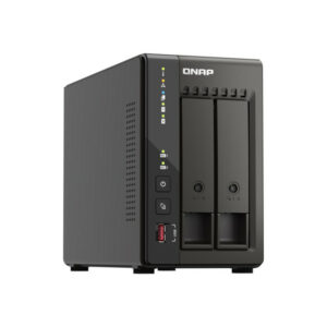 Alternative view of QNAP TS-253E NAS Tower Ethernet/LAN Noir J6412