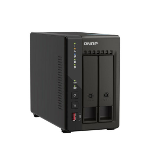 QNAP TS-253E NAS Tower Ethernet/LAN Noir J6412