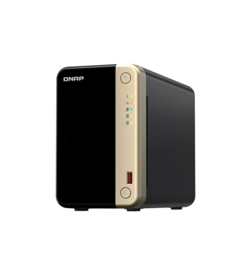 QNAP TS-264 NAS Tower Ethernet/LAN Noir, Or N5095