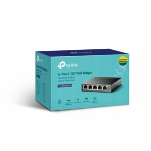 TP-LINK TL-SF1005LP - Switch de bureau 5 ports 10/100 Mbps avec 4 ports PoE – Image 2