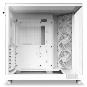 Alternative view of NZXT H6 Flow White