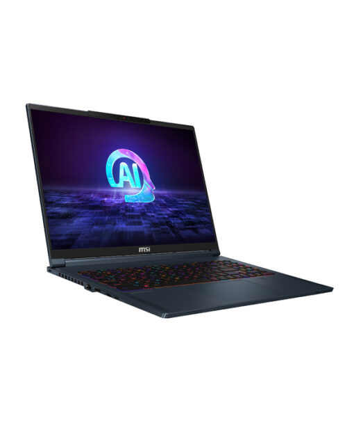 MSI Stealth 14 AI Studio A1VFG-005FR Ordinateur portable 35,6 cm (14") 2.8K Intel Core Ultra 7 155H 16 Go DDR5-SDRAM 1 To SSD NVIDIA GeForce RTX 4060 Wi-Fi 7 (802.11be) Windows 11 Home Advanced Bleu