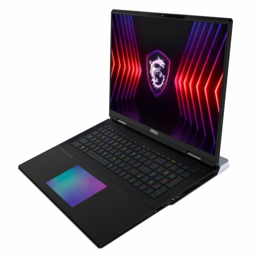 MSI Titan 18 HX A14VHG-019FR Ordinateur portable 45,7 cm (18") UHD+ Intel® Core? i9 i9-14900HX 32 Go DDR5-SDRAM 2 To SSD NVIDIA GeForce RTX 4080 Wi-Fi 7 (802.11be) Windows 11 Pro Noir