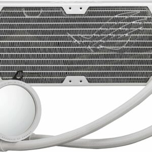 Alternative view of ASUS ROG Ryuo III 240 ARGB White Edition Processeur Liquid cooling kit 12 cm Blanc