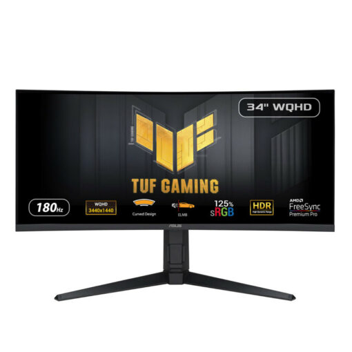 ASUS TUF Gaming VG34VQL3A écran plat de PC 86,4 cm (34") 3440 x 1440 pixels UltraWide Quad HD LCD Noir