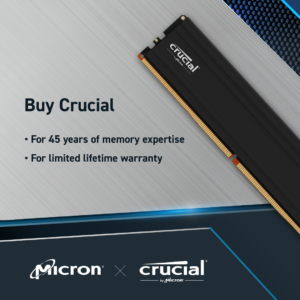 Alternative view of CRUCIAL PRO 24G (1x24G) DDR5-6000 *CP24G60C48U5