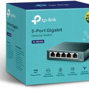 Alternative view of TP-Link TL-SG105S - Switch de bureau 5 ports Gigabit - Boîtier métal
