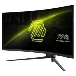 Alternative view of MSI MAG 345CQR écran plat de PC 86,4 cm (34") 3440 x 1440 pixels UltraWide Dual Quad HD Noir