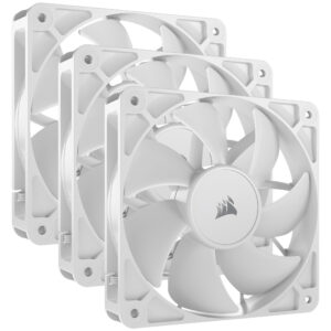 CORSAIR RS120 120mm PWM Fans Triple Pack  White