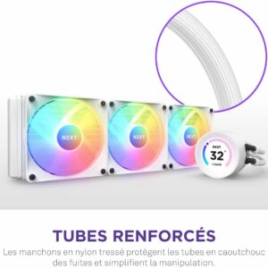 NZXT Kraken Elite 360 RGB Processeur Refroidisseur de liquide tout-en-un 12 cm Blanc 1 pièce(s) – Image 7