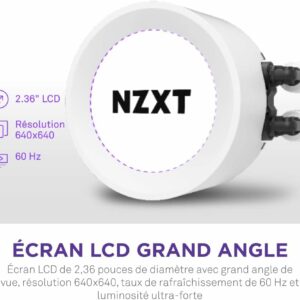 NZXT Kraken Elite 360 RGB Processeur Refroidisseur de liquide tout-en-un 12 cm Blanc 1 pièce(s) – Image 3