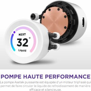 NZXT Kraken Elite 360 RGB Processeur Refroidisseur de liquide tout-en-un 12 cm Blanc 1 pièce(s) – Image 4