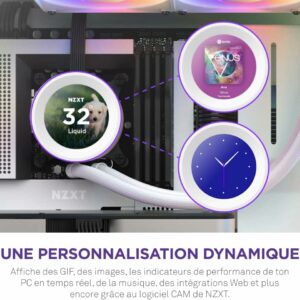 NZXT Kraken Elite 360 RGB Processeur Refroidisseur de liquide tout-en-un 12 cm Blanc 1 pièce(s) – Image 2