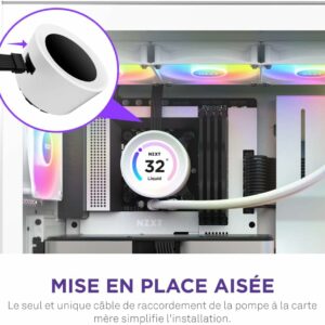 NZXT Kraken Elite 360 RGB Processeur Refroidisseur de liquide tout-en-un 12 cm Blanc 1 pièce(s) – Image 6