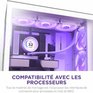 NZXT Kraken Elite 360 RGB Processeur Refroidisseur de liquide tout-en-un 12 cm Blanc 1 pièce(s) – Image 8