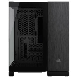 Alternative view of CORSAIR 2500X mATX PC Case, Black/Obsidian Aluminum