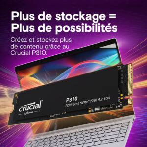Alternative view of CRUCIAL P310 2T PCIe M.2*CT2000P310SSD8