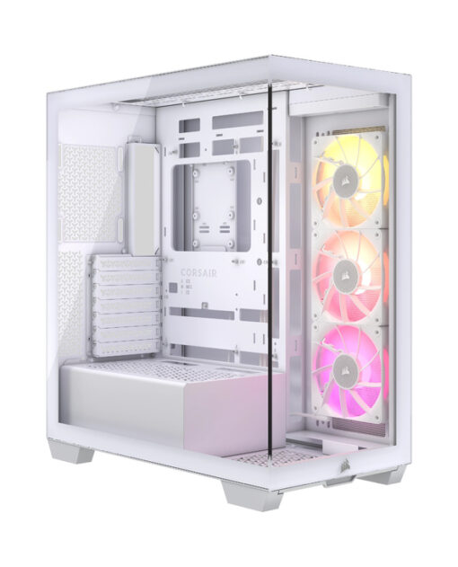 CORSAIR iCUE LINK 3500X RGB Mid-Tower PC Case, White