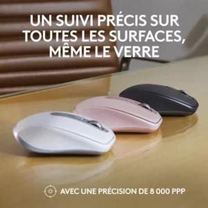Alternative view of Logitech MX Anywhere 3S souris Bureau Droitier RF sans fil + Bluetooth Laser 8000 DPI
