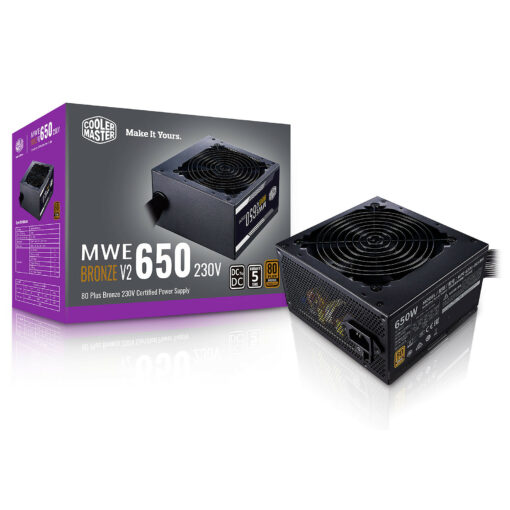 COOLER MASTER MWE 650W V2 ATX 3.1 - 80+ BRONZE - 650 WATTS