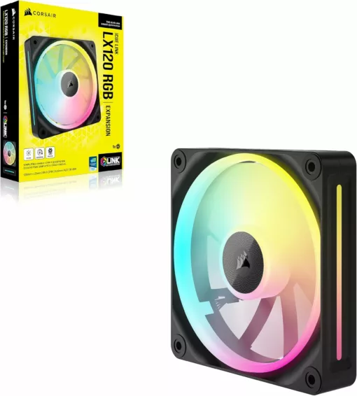 Corsair Kit de démarrage ventilateurs iCUE LINK LX120 RGB single Fan