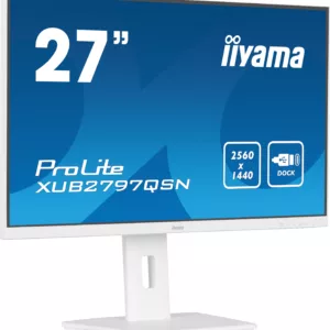 Alternative view of iiyama G-MASTER XUB2797QSN-W2 écran plat de PC 68,6 cm (27") 2560 x 1440 pixels 4K Ultra HD LED Blanc