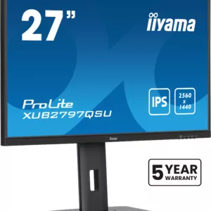 iiyama ProLite XUB2797QSU-B2 écran plat de PC 68,6 cm (27") 2560 x 1440 pixels 4K Ultra HD LED Noir – Image 12
