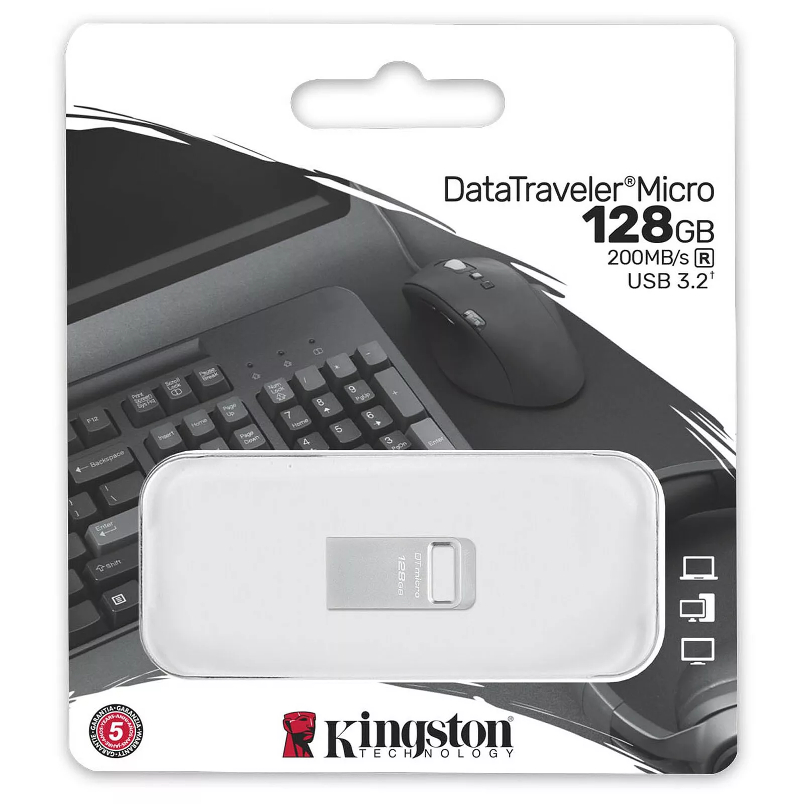 KINGSTON DataTraveler Micro 3.1 DTMC3G2/128GB – Image 3