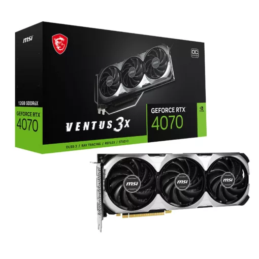 MSI RTX 4070 VENTUS 3X E1 12G OC